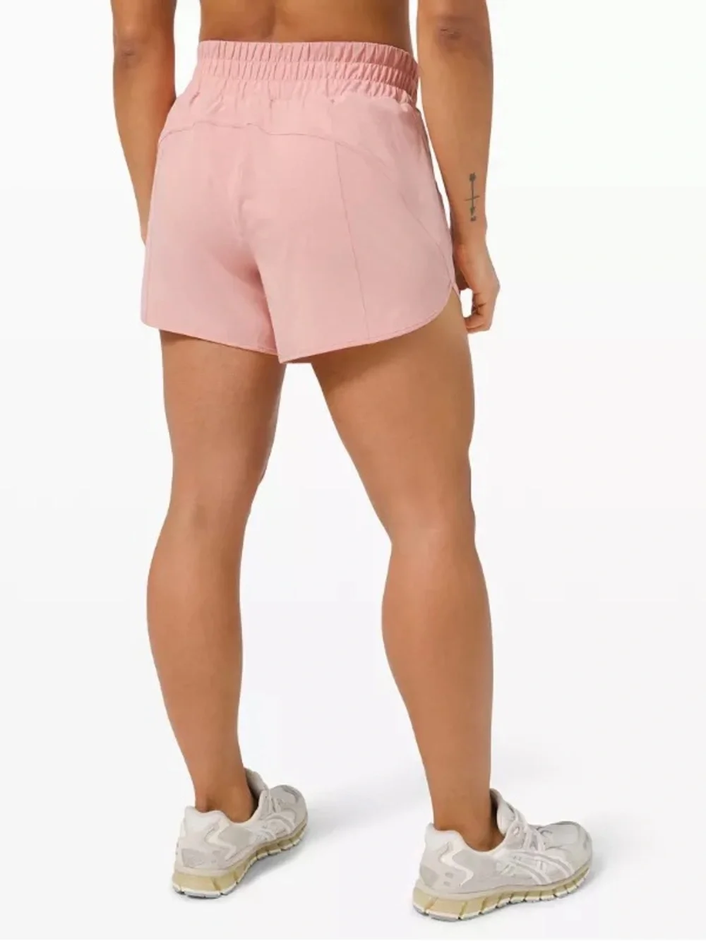 Lululemon Track That Lined Running Shorts Pink 5